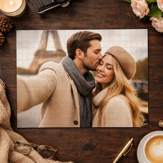 PuzzleJoy™ – Twoje Zdjęcie, Twoje Emocje | Personalizowane Puzzle Pełne Radości